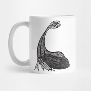 Y-Horned Treehopper Ink Art - cool insect design - light colors Mug